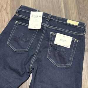 Adriano Goldschmied Jeans Women’s 29x30 Blue B Type 03 Straight Dark Wash FLAWS